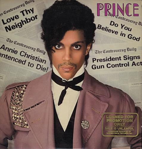 Prince Controversy PROMO 資料付き　希少ポスター付き Prince Controversy + Poster - Gold Promo Stamped US vinyl LP album